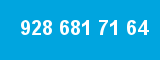 928 681 71 64 928 681 71 64